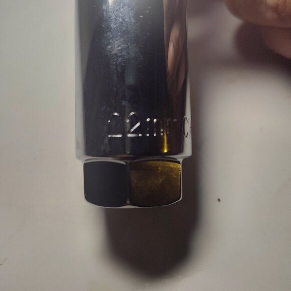 22mm O2 Oxygen Sensor Socket Tool Set w/ Wire Inserts + Fitted Storage Case - Picture 5 of 5